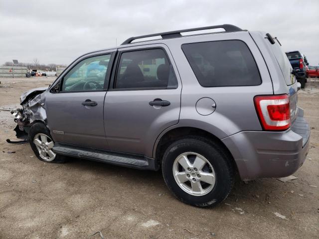 1FMCU93138KD40992 - 2008 FORD ESCAPE XLT GRAY photo 2