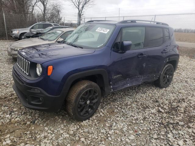 ZACCJBBB8HPG12649 - 2017 JEEP RENEGADE LATITUDE BLUE photo 1