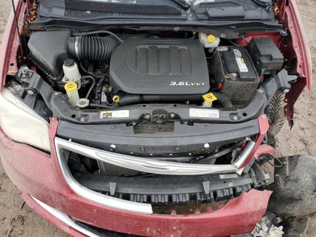 2C4RC1CG7DR691939 - 2013 CHRYSLER TOWN & COU TOURING L MAROON photo 12