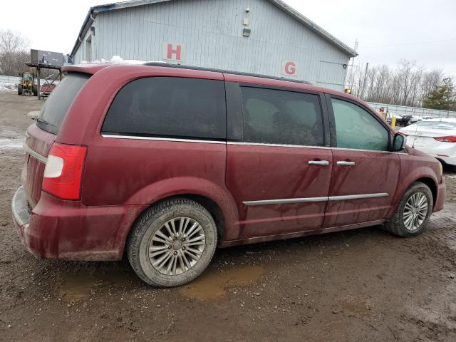 2C4RC1CG7DR691939 - 2013 CHRYSLER TOWN & COU TOURING L MAROON photo 3