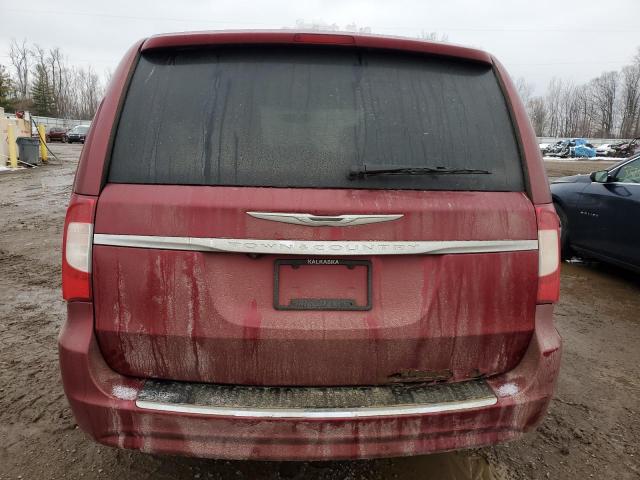 2C4RC1CG7DR691939 - 2013 CHRYSLER TOWN & COU TOURING L MAROON photo 6