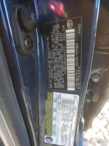 4T1BE32K54U344475 - 2004 TOYOTA CAMRY LE BLUE photo 12