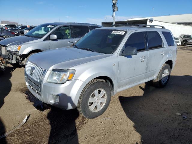 4M2CU91Z38KJ43828 - 2008 MERCURY MARINER SILVER photo 1