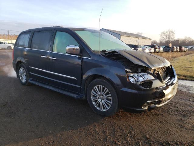 2C4RC1CG1DR621918 - 2013 CHRYSLER TOWN & COU TOURING L GRAY photo 4