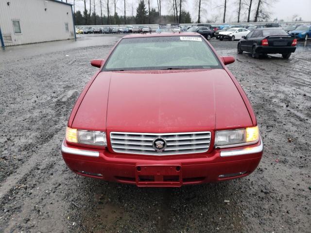 1G6EL12Y2XU612244 - 1999 CADILLAC ELDORADO RED photo 5