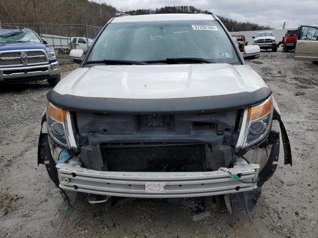 1FM5K8F82DGB47005 - 2013 FORD EXPLORER LIMITED WHITE photo 5