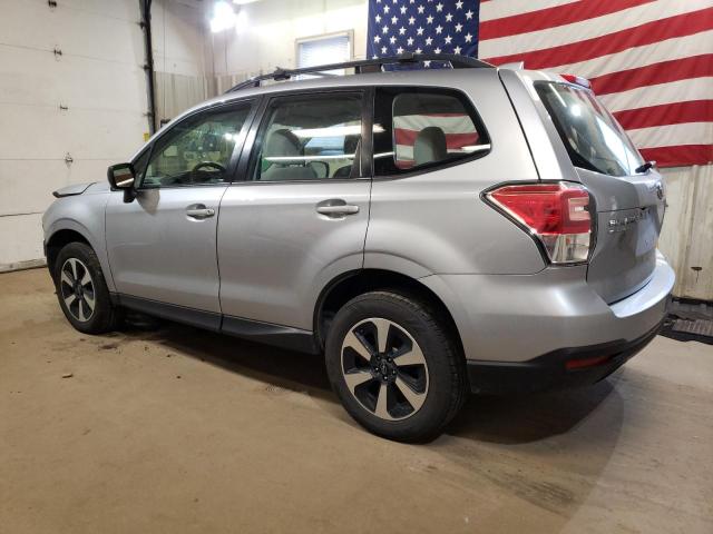 JF2SJABC2JH434282 - 2018 SUBARU FORESTER 2.5I SILVER photo 2