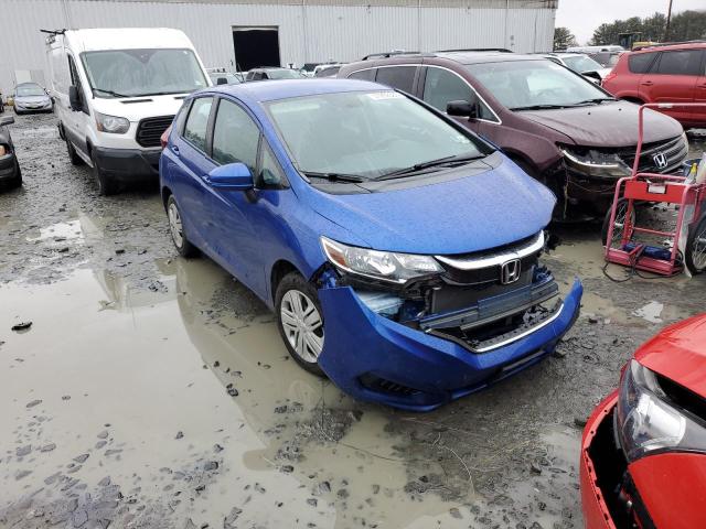 3HGGK5H45KM741436 - 2019 HONDA FIT LX BLUE photo 4