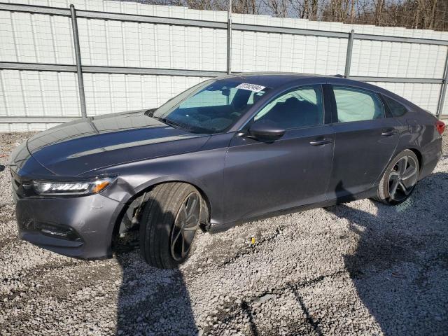 1HGCV1F33JA004725 - 2018 HONDA ACCORD SPORT GRAY photo 1