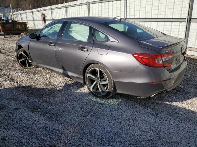 1HGCV1F33JA004725 - 2018 HONDA ACCORD SPORT GRAY photo 2