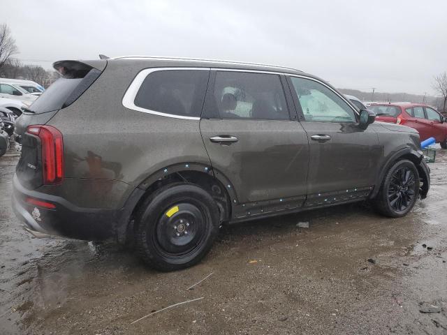 5XYP5DHC9MG147326 - 2021 KIA TELLURIDE SX BROWN photo 3