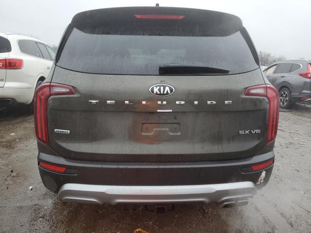 5XYP5DHC9MG147326 - 2021 KIA TELLURIDE SX BROWN photo 6