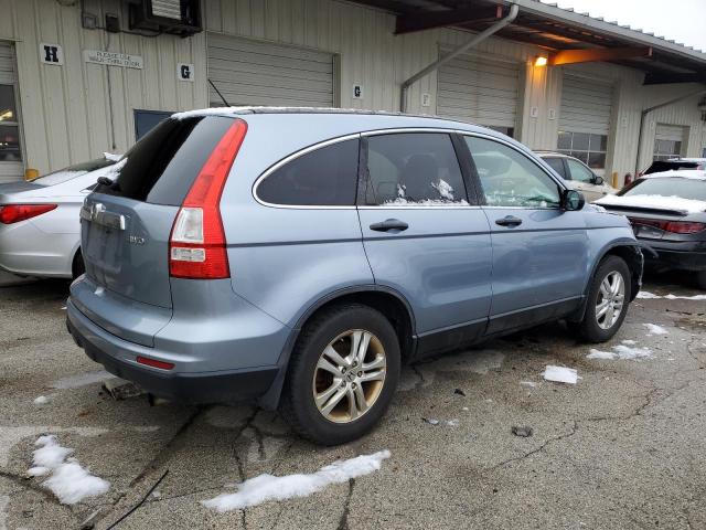 5J6RE4H56BL017980 - 2011 HONDA CR-V EX BLUE photo 3