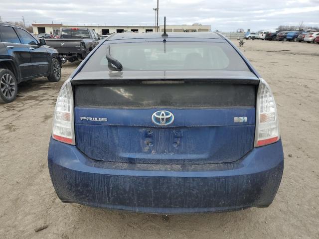 JTDKN3DU9A0002324 - 2010 TOYOTA PRIUS BLUE photo 6