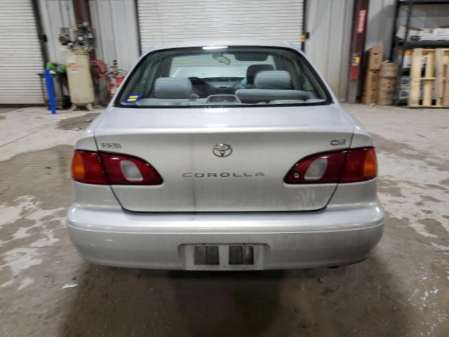 2T1BR12E8YC264775 - 2000 TOYOTA COROLLA VE SILVER photo 6