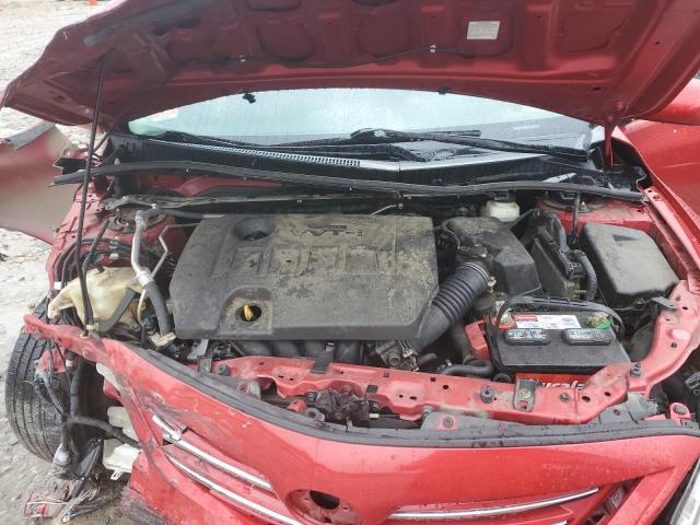 5YFBU4EE6DP212020 - 2013 TOYOTA COROLLA BASE RED photo 11