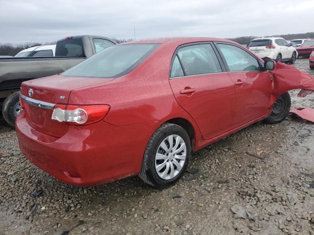 5YFBU4EE6DP212020 - 2013 TOYOTA COROLLA BASE RED photo 3