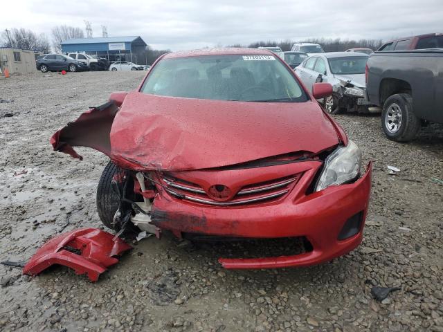 5YFBU4EE6DP212020 - 2013 TOYOTA COROLLA BASE RED photo 5