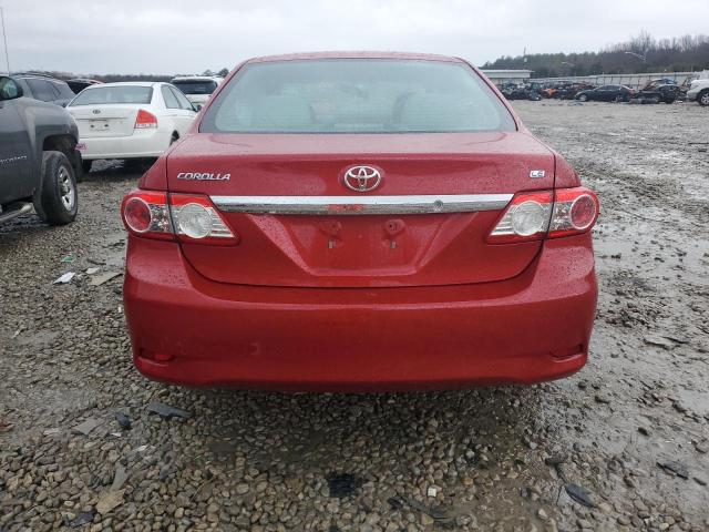 5YFBU4EE6DP212020 - 2013 TOYOTA COROLLA BASE RED photo 6