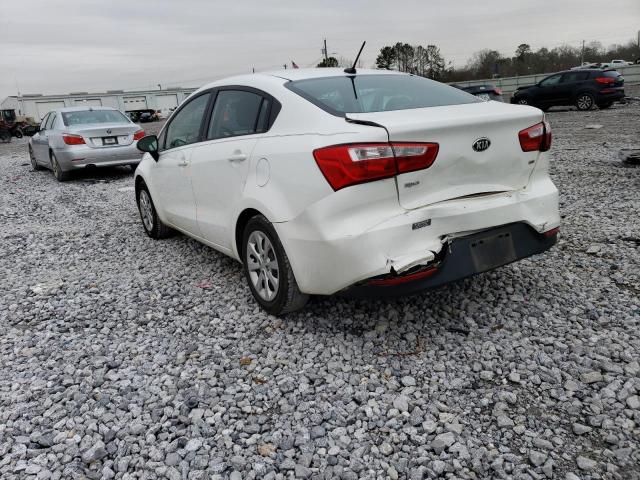 KNADM4A30G6588265 - 2016 KIA RIO LX WHITE photo 2