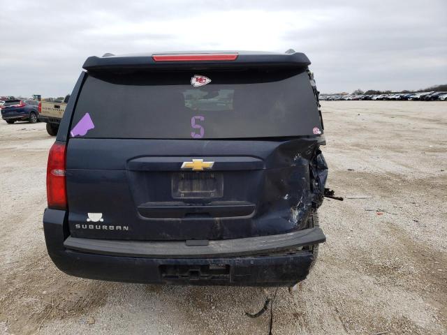 1GNSCGKC9HR320478 - 2017 CHEVROLET SUBURBAN C1500  LS BLUE photo 6