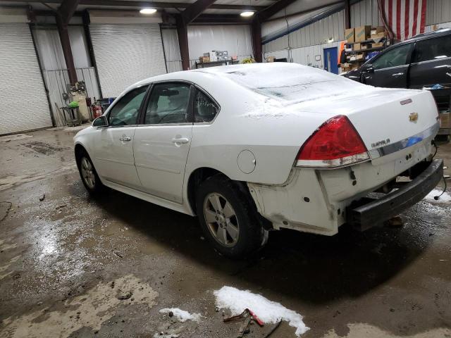 2G1WF5EK3B1240658 - 2011 CHEVROLET IMPALA LS WHITE photo 2