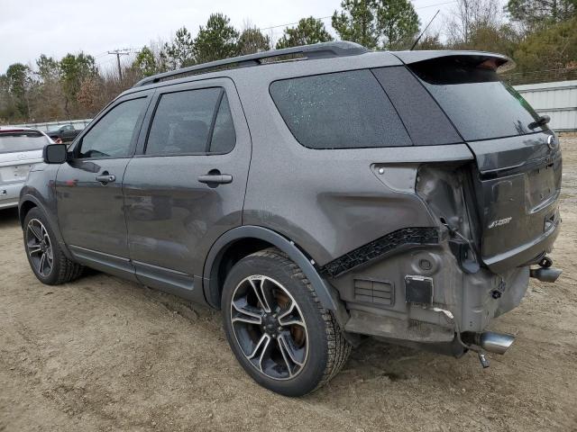 1FM5K8GTXFGA62130 - 2015 FORD EXPLORER SPORT GRAY photo 2