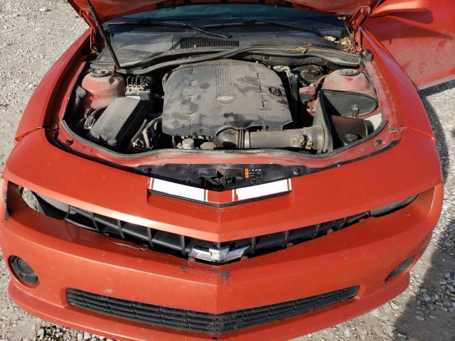 2G1FA1E36D9156564 - 2013 CHEVROLET CAMARO LS ORANGE photo 11