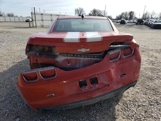 2G1FA1E36D9156564 - 2013 CHEVROLET CAMARO LS ORANGE photo 6