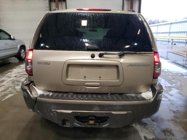 4NUDT13S342100233 - 2004 ISUZU ASCENDER S 金色 照片 6