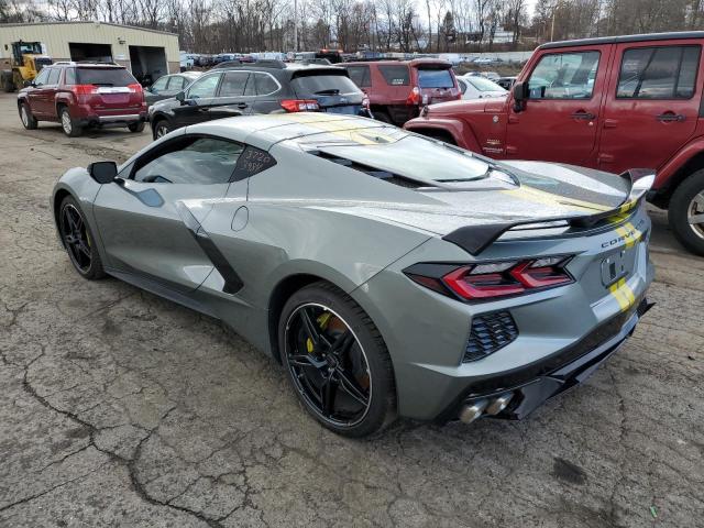 1G1YC2D48N5111417 - 2022 CHEVROLET CORVETTE STINGRAY 3LT GRAY photo 2