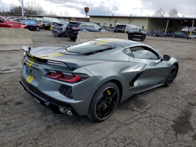 1G1YC2D48N5111417 - 2022 CHEVROLET CORVETTE STINGRAY 3LT GRAY photo 3