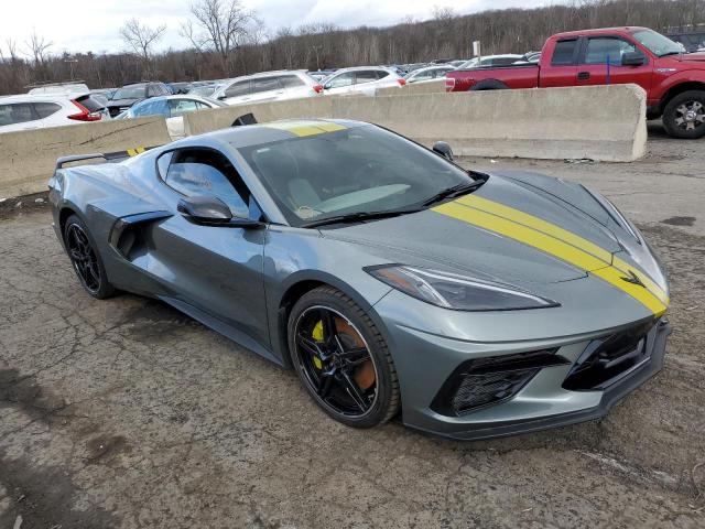 1G1YC2D48N5111417 - 2022 CHEVROLET CORVETTE STINGRAY 3LT GRAY photo 4