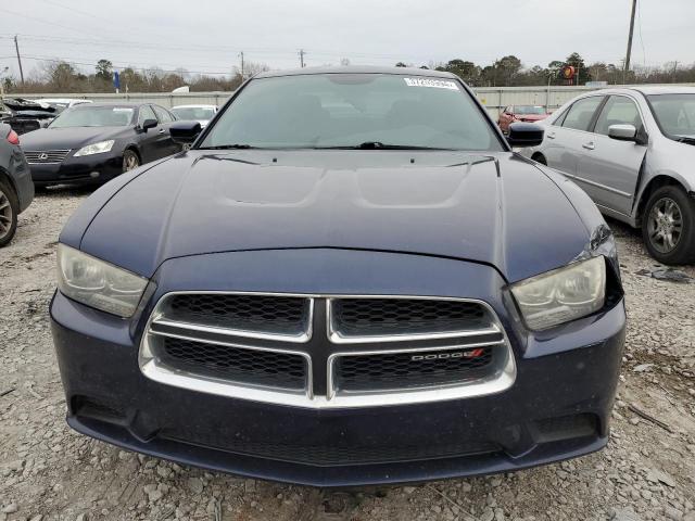 2C3CDXBG5EH145031 - 2014 DODGE CHARGER SE BLUE photo 5