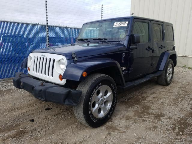 1C4BJWEG2DL633540 - 2013 JEEP WRANGLER UNLIMITED SAHARA  ფოტო 2