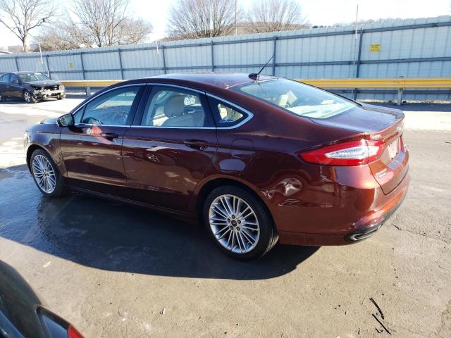 3FA6P0T99FR126677 - 2015 FORD FUSION SE BROWN photo 2