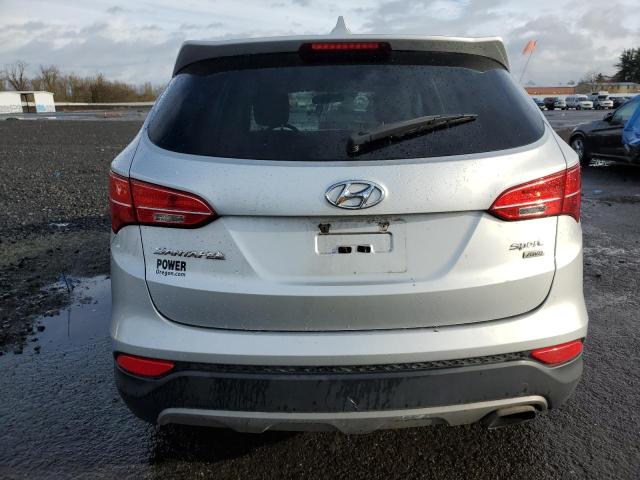 5XYZTDLB3FG248197 - 2015 HYUNDAI SANTA FE SILVER photo 6