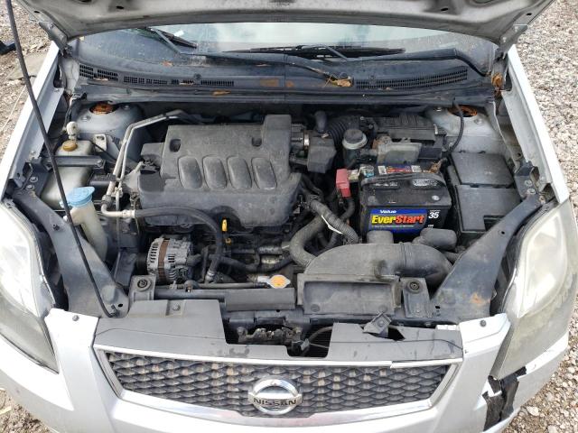 3N1AB6AP3CL678801 - 2012 NISSAN SENTRA 2.0 SILVER photo 11