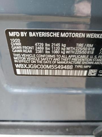 WBXJG9C00M5S49488 - 2021 BMW X1 XDRIVE28I BLUE photo 13