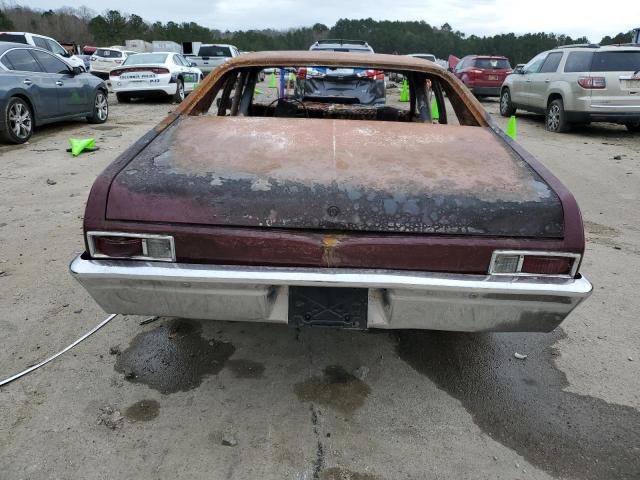 113279W374972 - 1969 CHEVROLET NOVA RED photo 6