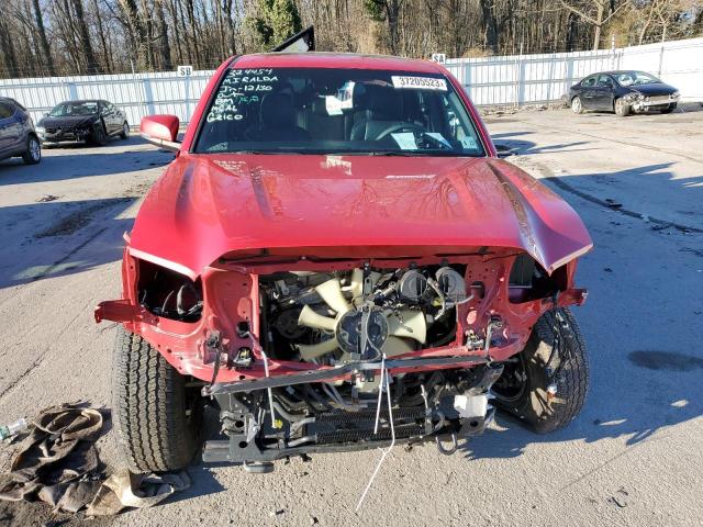 3TMCZ5AN6LM356139 - 2020 TOYOTA TACOMA DOUBLE CAB 红色 照片 5