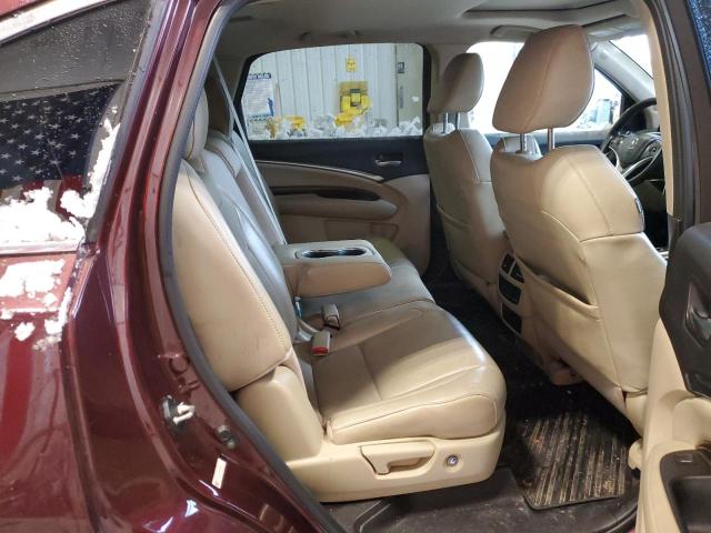 5FRYD4H20EB018395 - 2014 ACURA MDX MAROON photo 11