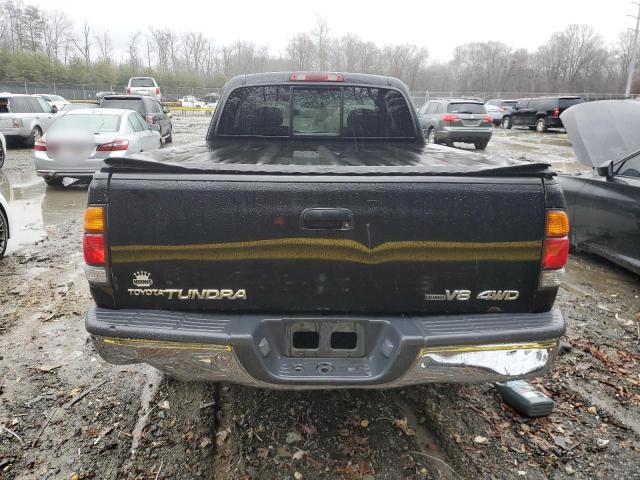 5TBBT44111S181076 - 2001 TOYOTA TUNDRA ACCESS CAB Noir photo 6