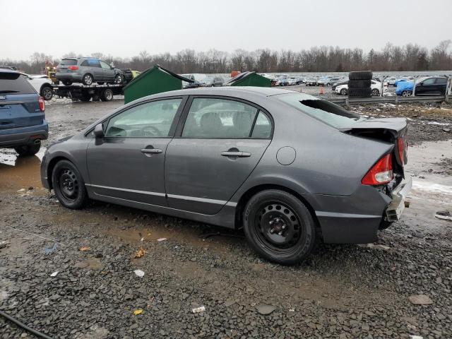 2HGFA165X9H538182 - 2009 HONDA CIVIC LX GRAY photo 2