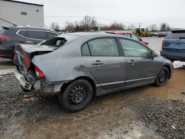 2HGFA165X9H538182 - 2009 HONDA CIVIC LX GRAY photo 3