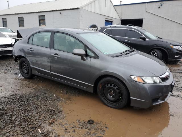 2HGFA165X9H538182 - 2009 HONDA CIVIC LX GRAY photo 4