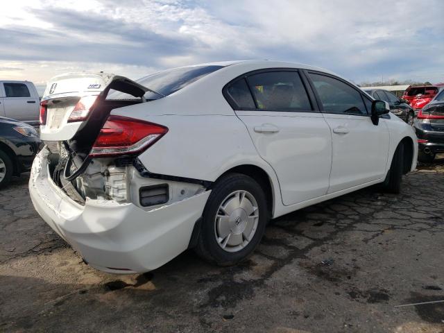 2HGFB2F65DH532620 - 2013 HONDA CIVIC HF WHITE photo 3