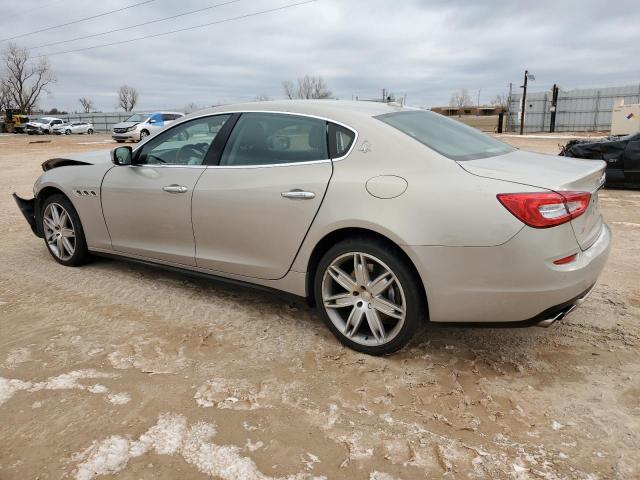 ZAM56RRA2E1116835 - 2014 MASERATI QUATTROPOR S BEIGE photo 2