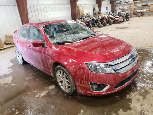 3FAHP0JG7CR393113 - 2012 FORD FUSION SEL RED photo 4