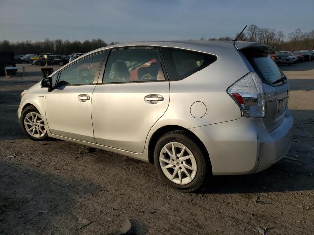 JTDZN3EUXC3102883 - 2012 TOYOTA PRIUS V GRAY photo 2